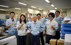 株式会社アイオー精密の社員のみなさん